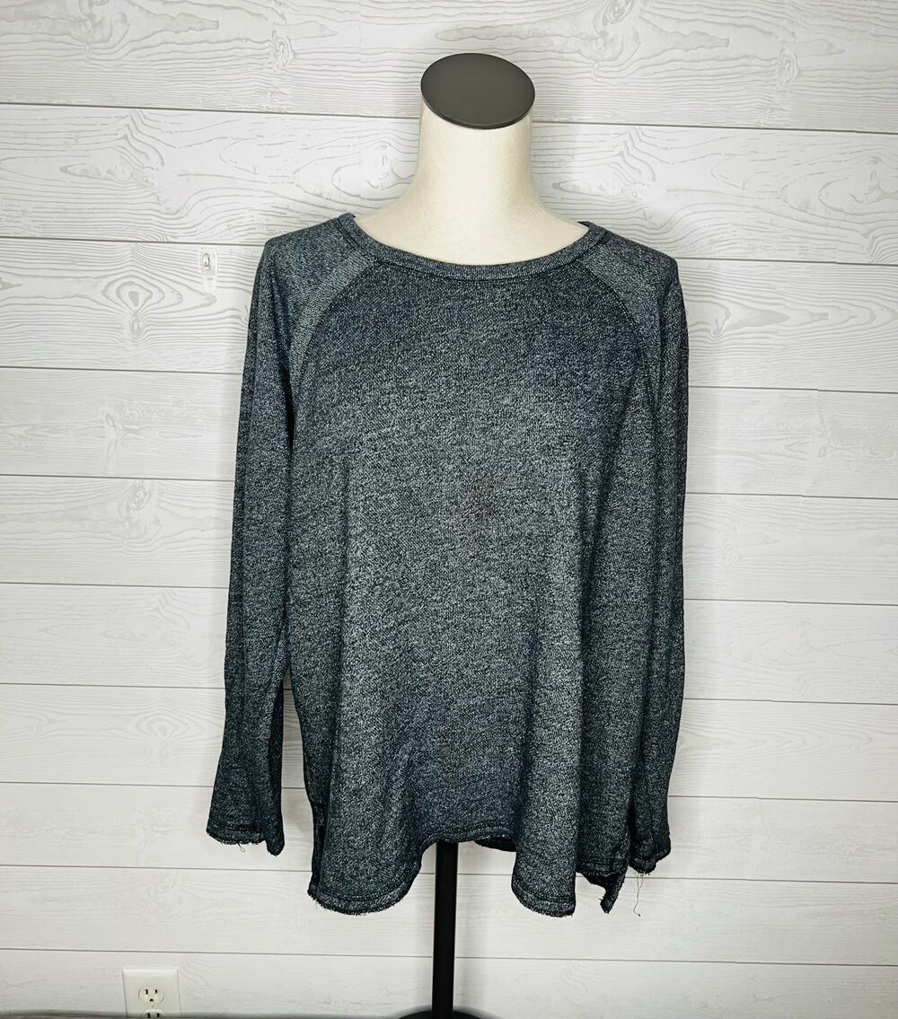 Gap G Fast Charcoal Heather pullover Sweatshirt Size XL